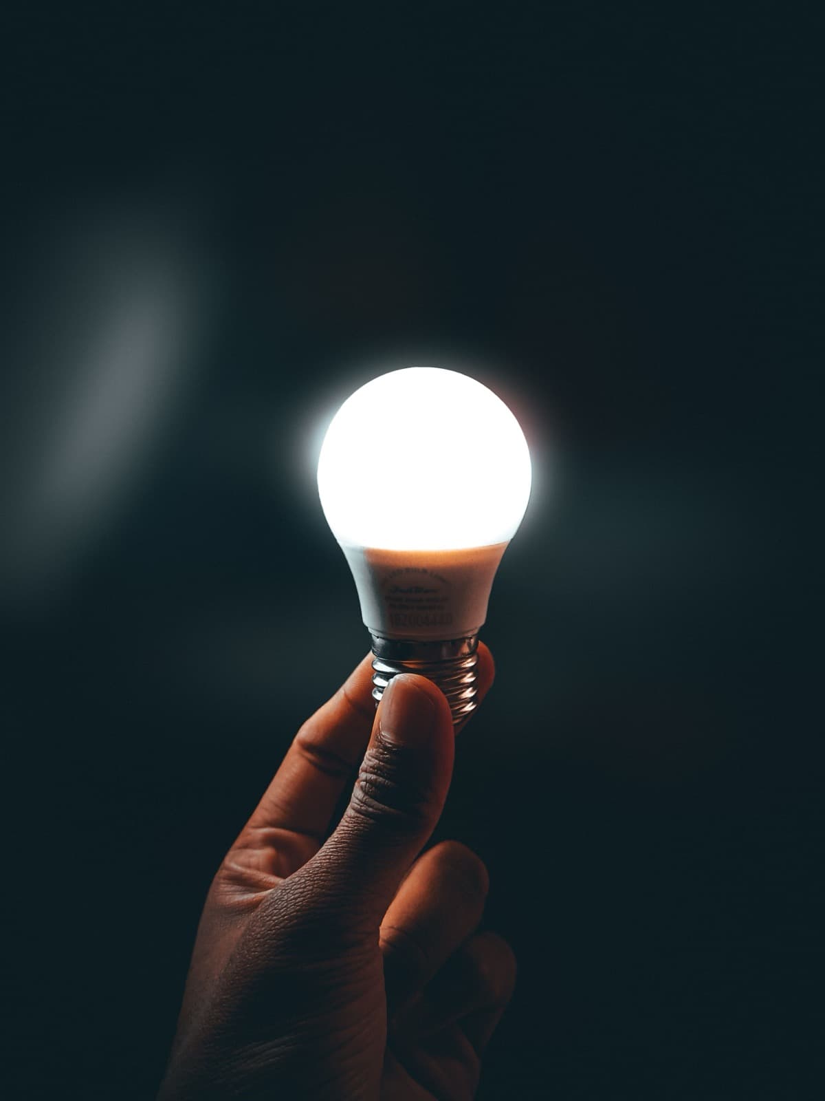 AI Lightbulb Innovation Background